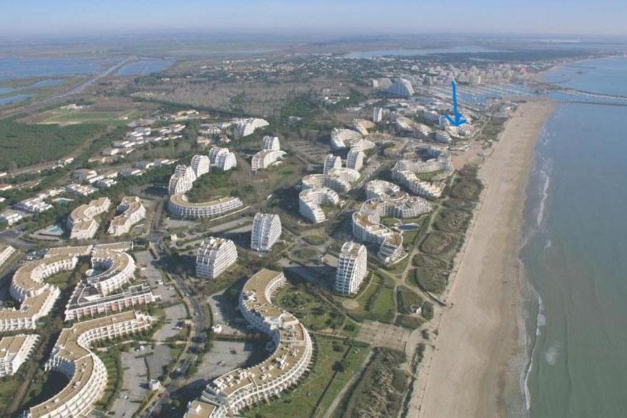Ancre Bleue***, 1Ere Ligne Plage, Piscine, Clim. La Grande Motte Luaran gambar